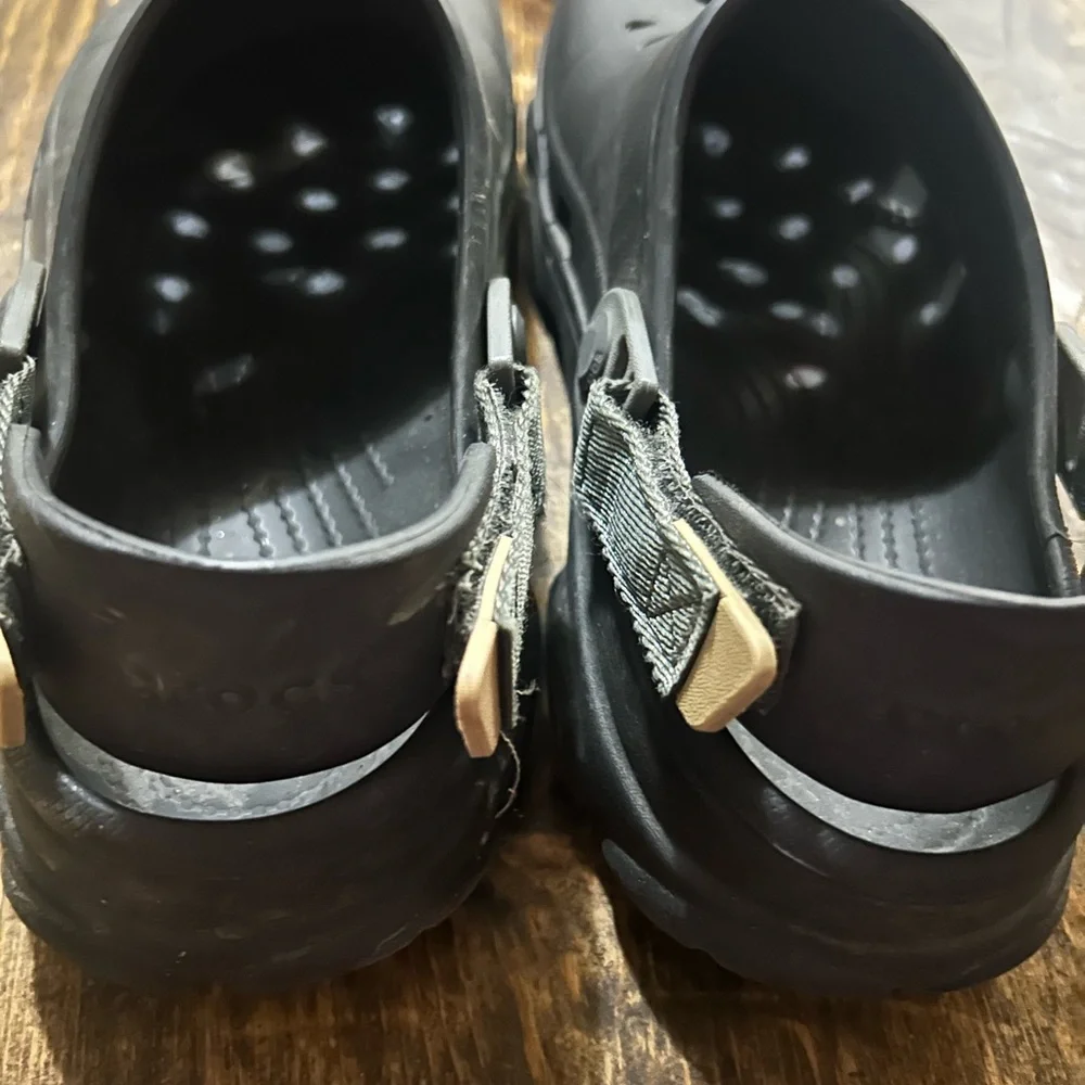 Crocs Mens Classic All Terrain‎ Clog Black Size Mens 9 Womens 11